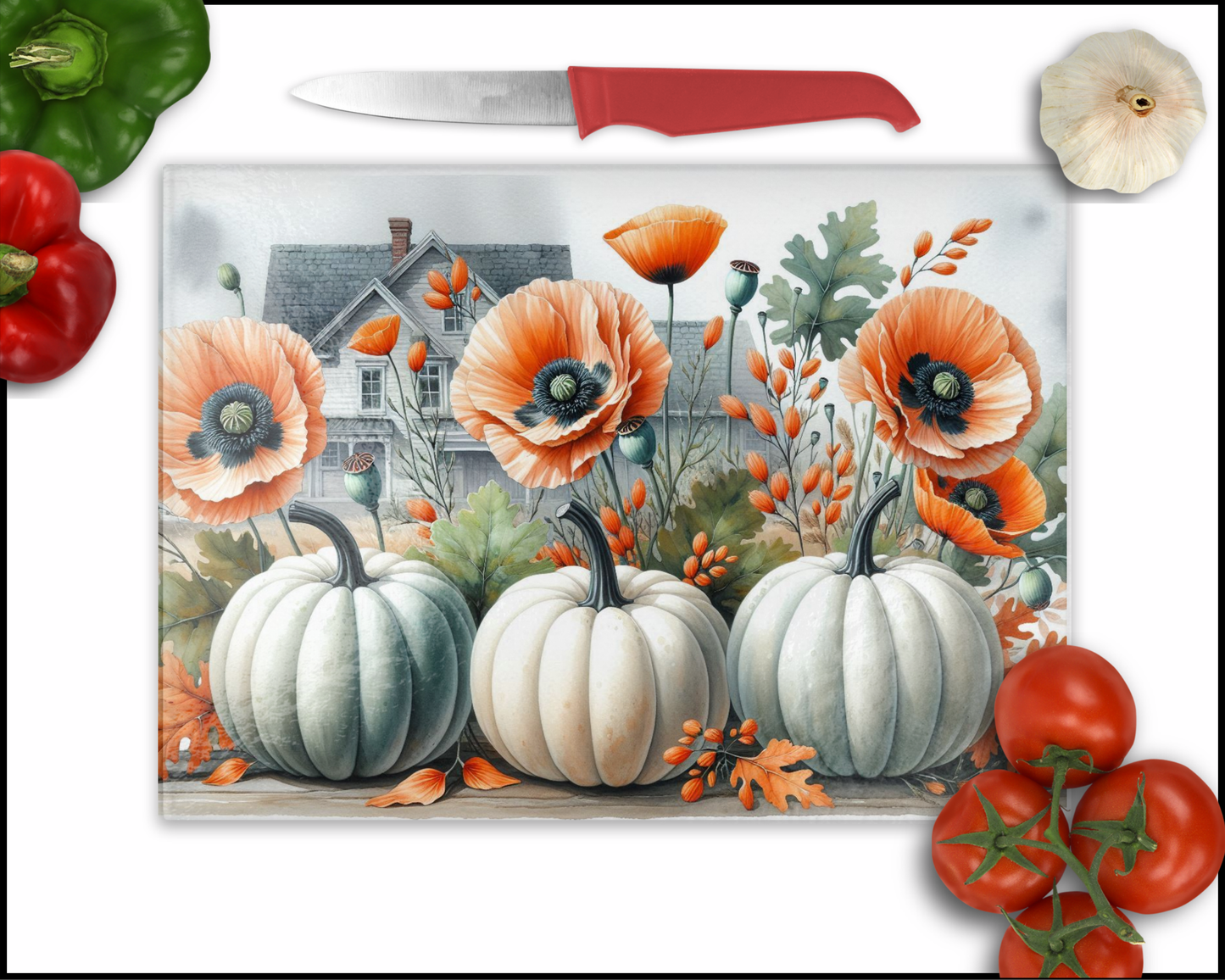 Pumpkin Farm Sublimated Cutting Board (116)