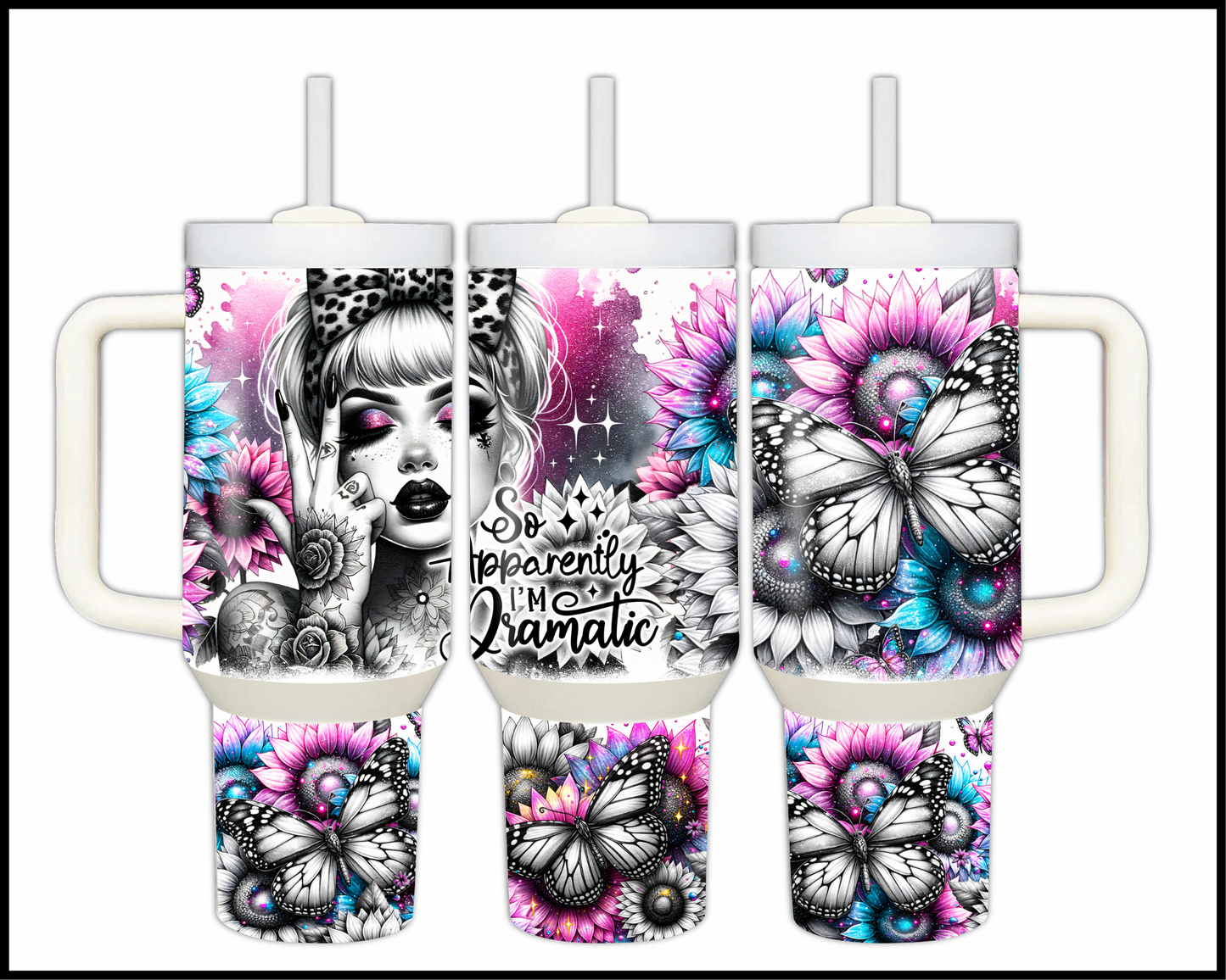 So Apparently I'm Dramatic Stainless Steel Big 40oz Tumbler (059)