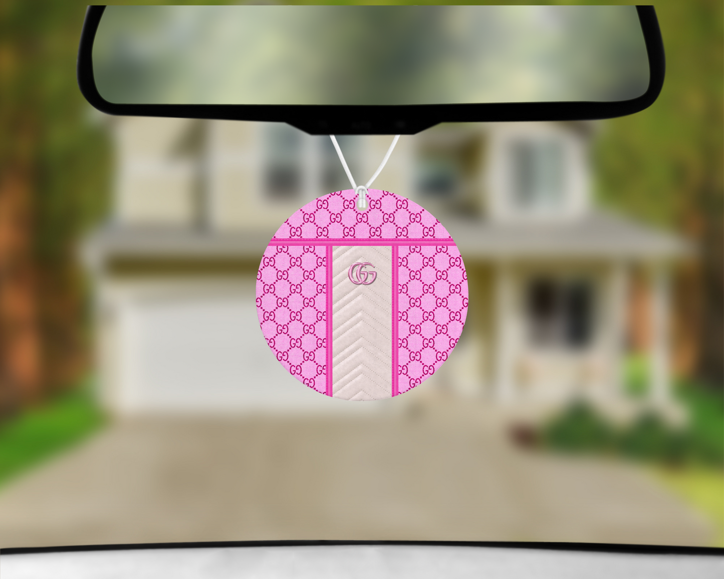 Gucci Inspired Car Air Freshener (002) Round