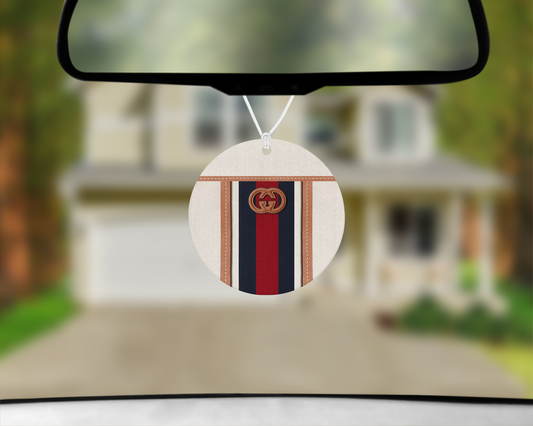 Gucci Inspired Car Air Freshener (011) Round