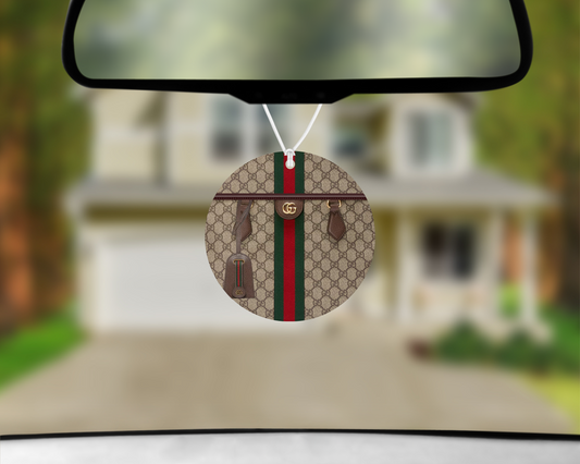 Gucci Inspired Car Air Freshener (012) Round