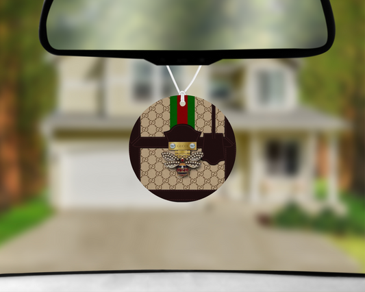 Gucci Inspired Car Air Freshener (013) Round