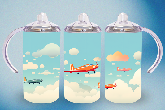 Airplanes Sippy Cup / Kids Bottle