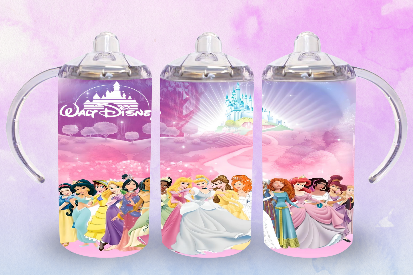 All The Princesses 2 Sippy Cup / Kids Bottle