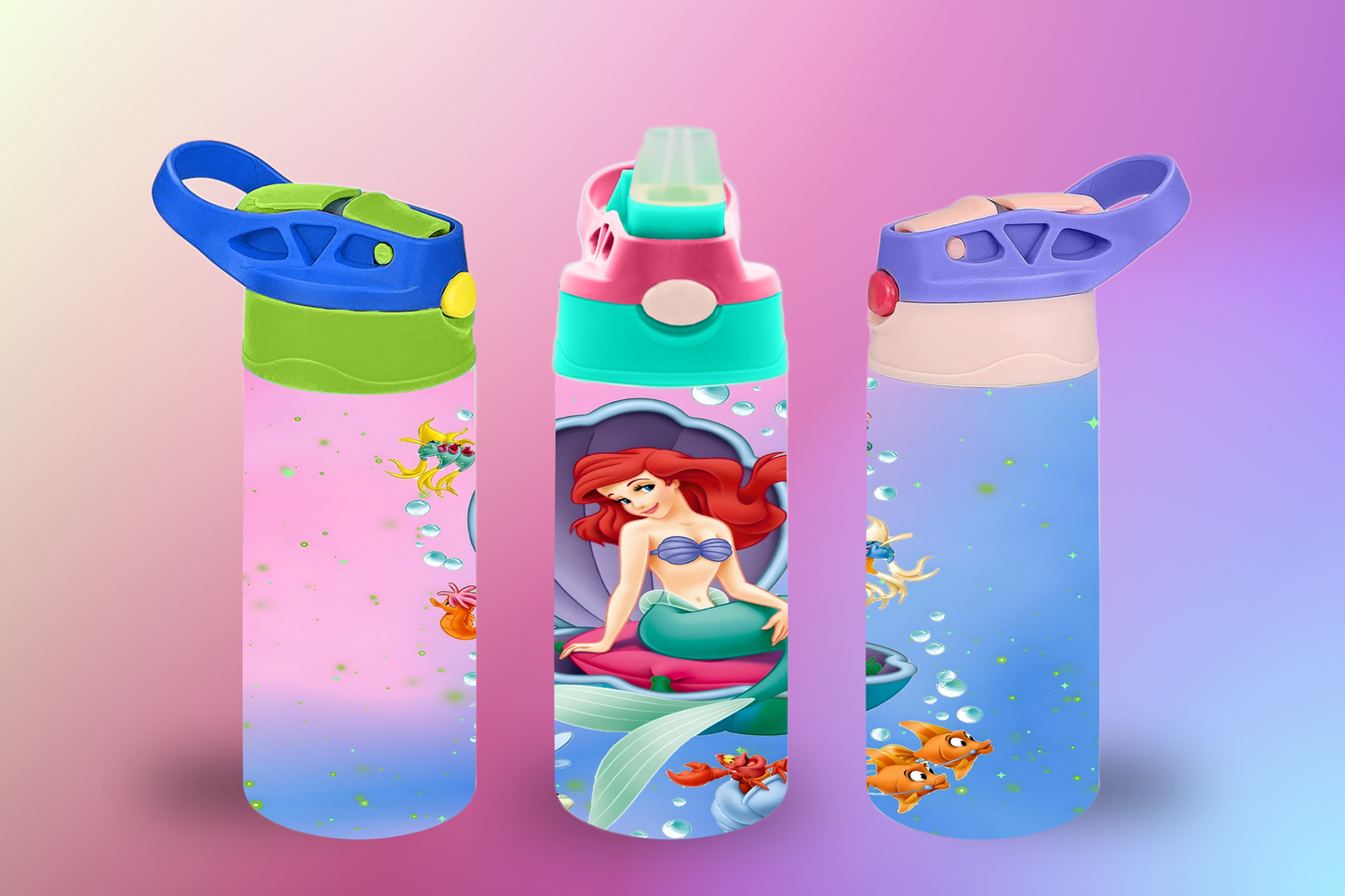 Ariel & Shell Sippy Cup / Kids Bottle