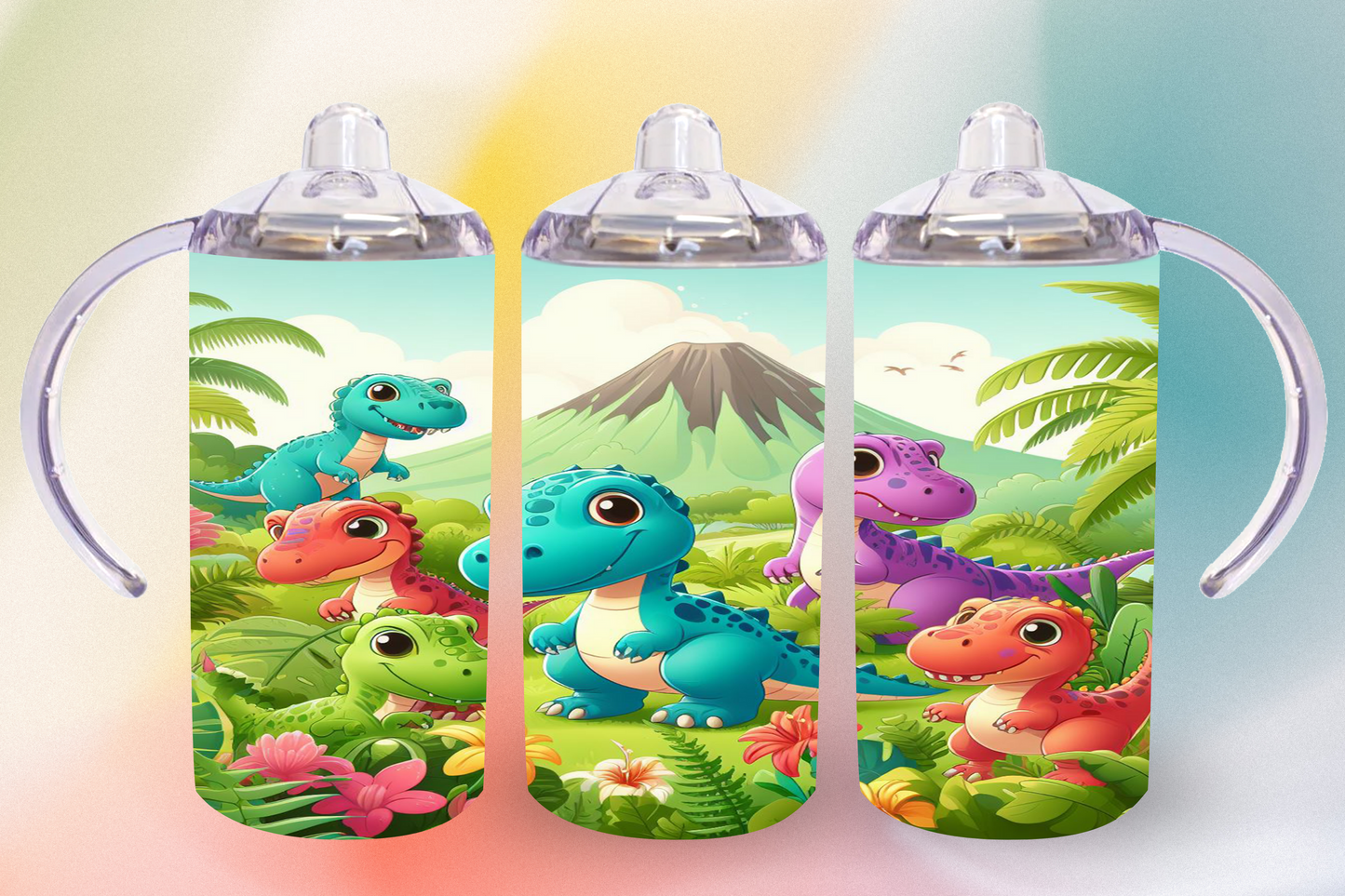 Baby Dinosaurs Sippy Cup / Kids Bottle