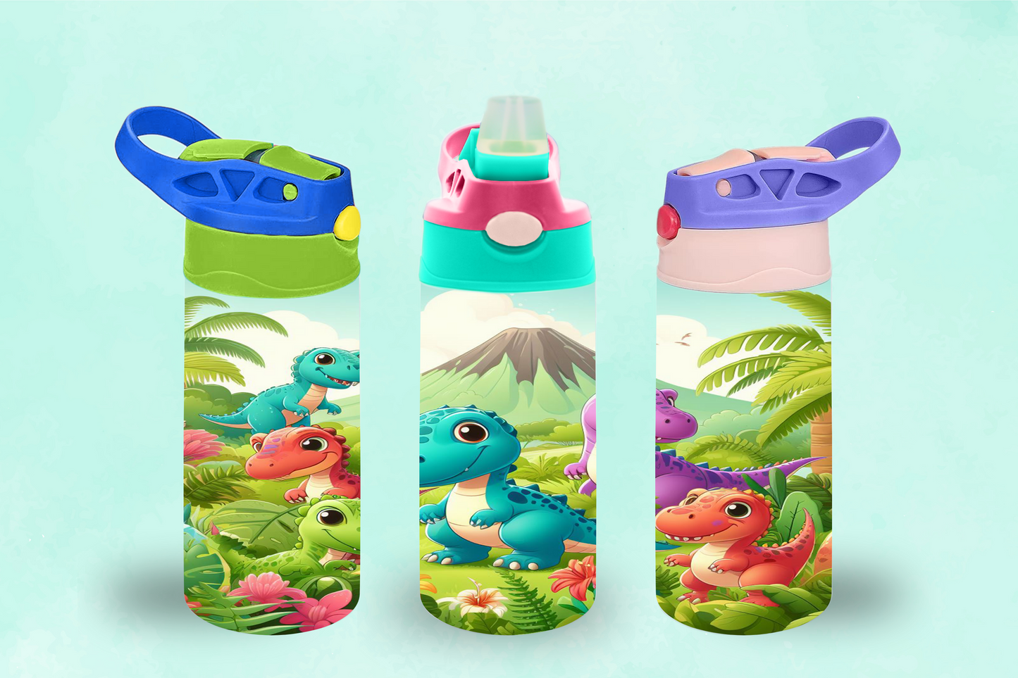 Baby Dinosaurs Sippy Cup / Kids Bottle