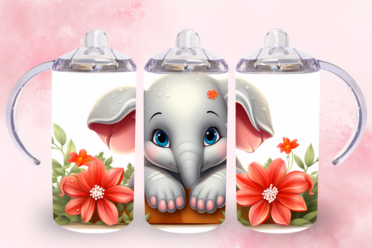 Baby Elephant Sippy Cup / Kids Bottle