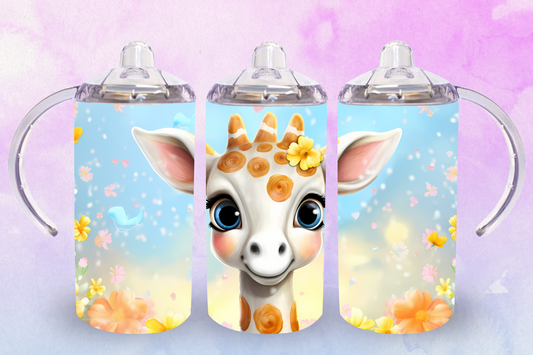 Baby Giraffe Sippy Cup / Kids Bottle