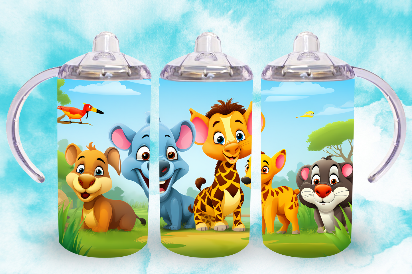 Baby Safari 3 Sippy Cup / Kids Bottle