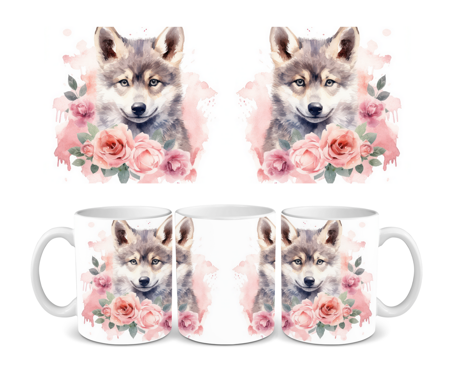 Baby Wolf Ceramic Mug