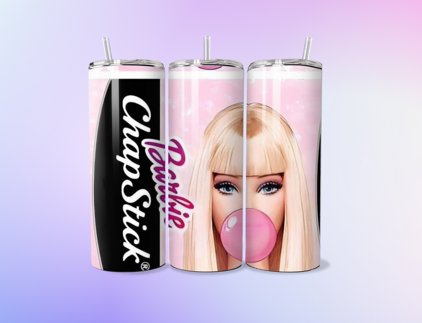 Barbie Chapstick Tumbler