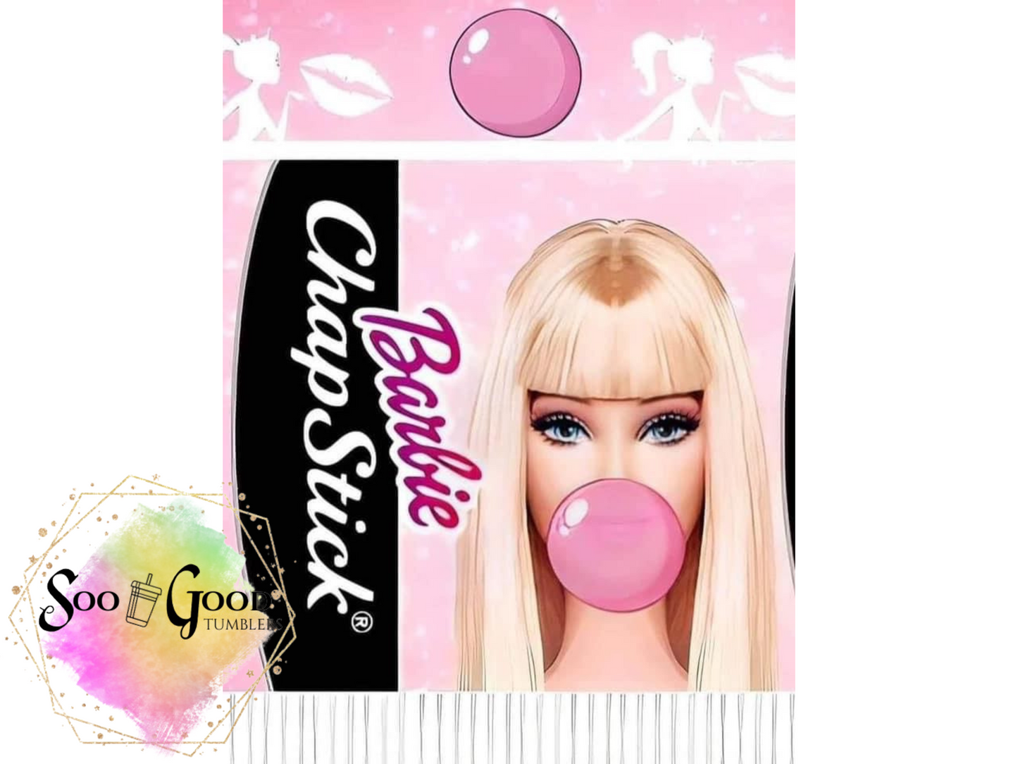 Barbie Chapstick Tumbler