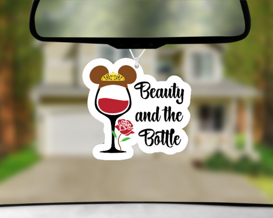 Beauty And The Bottle Car Air Freshener