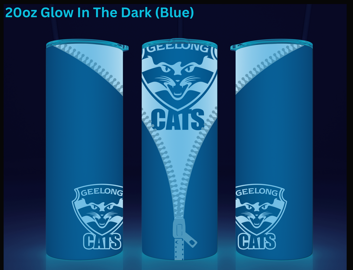 Geelong Cats AFL Zip Tumbler