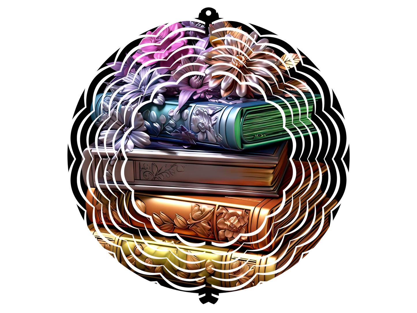 Books Wind Spinner