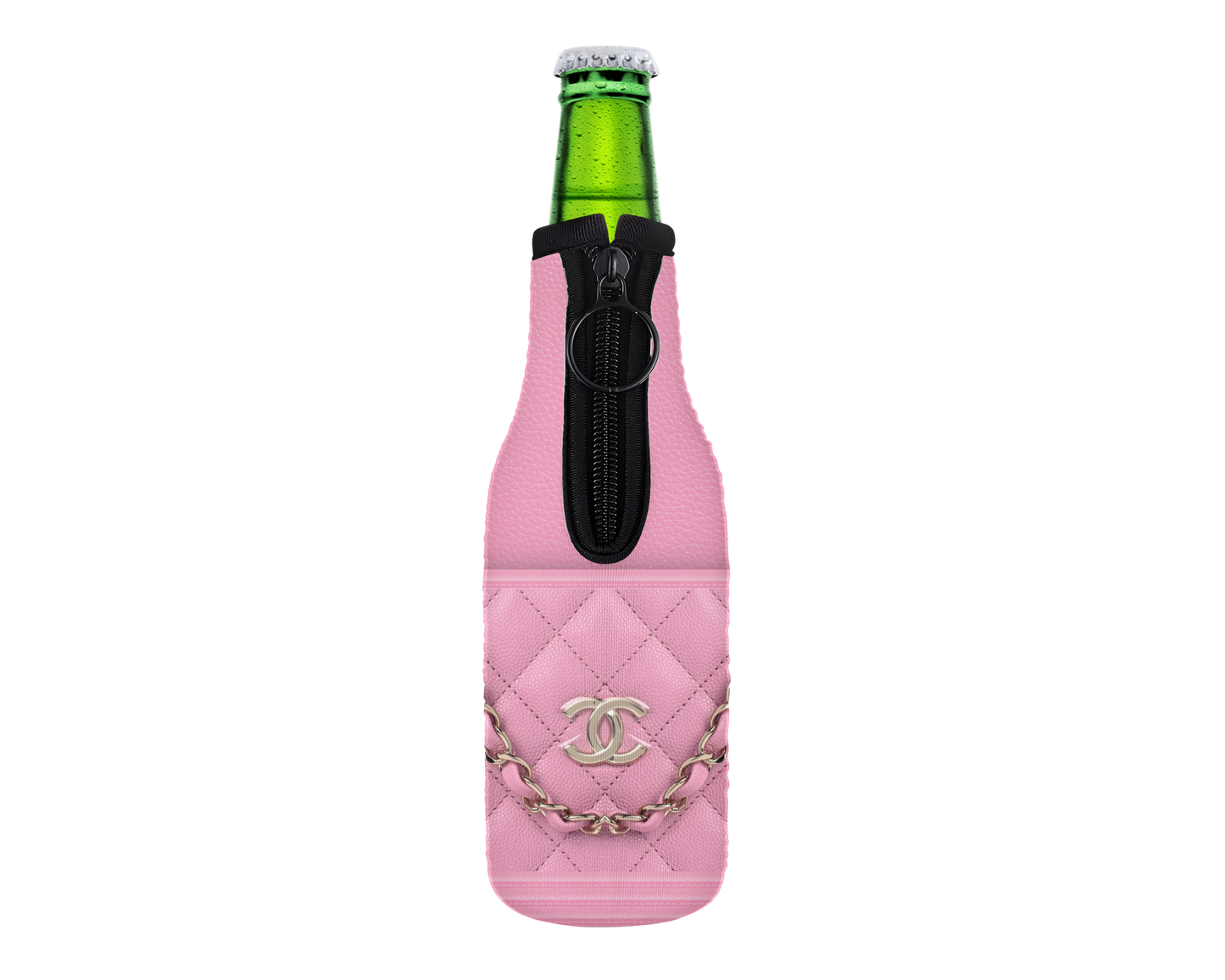 Chanel Inspired Neoprene Can/Bottle Cooler (001)