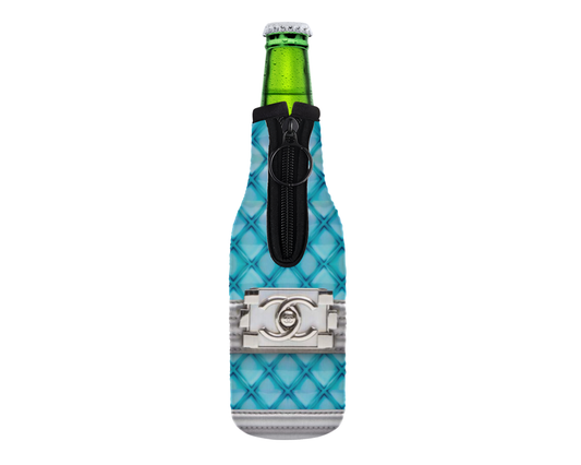 Chanel Inspired Neoprene Can/Bottle Cooler (006)