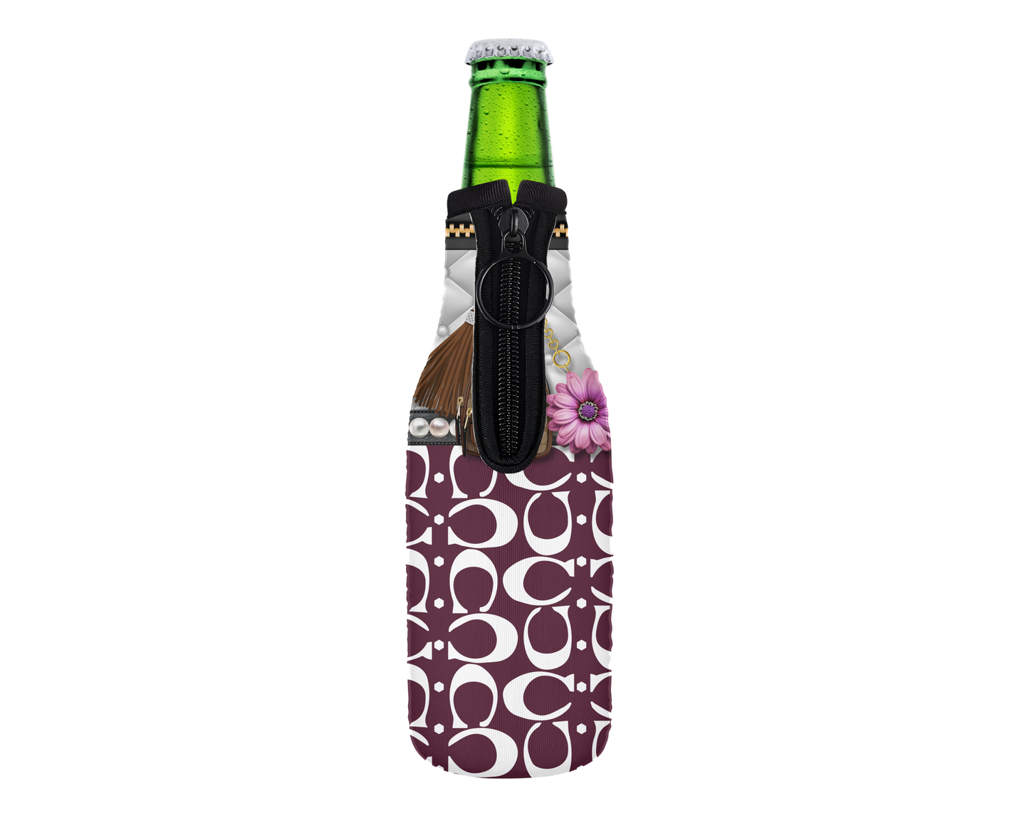 Coach Inspired Neoprene Can/Bottle Cooler (020)