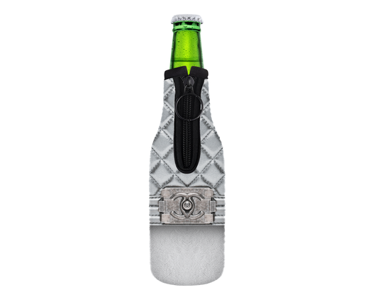 Chanel Inspired Neoprene Can/Bottle Cooler (007)