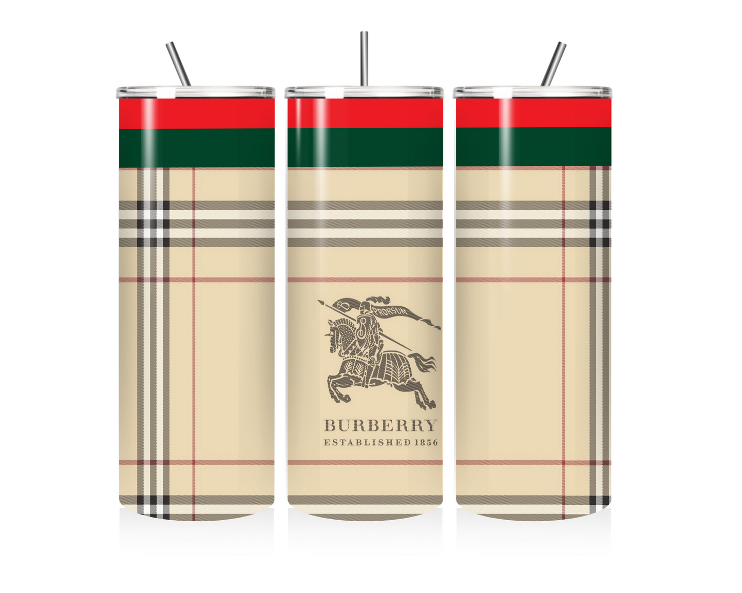 Burberry Handbag Inspired Tumbler (001)