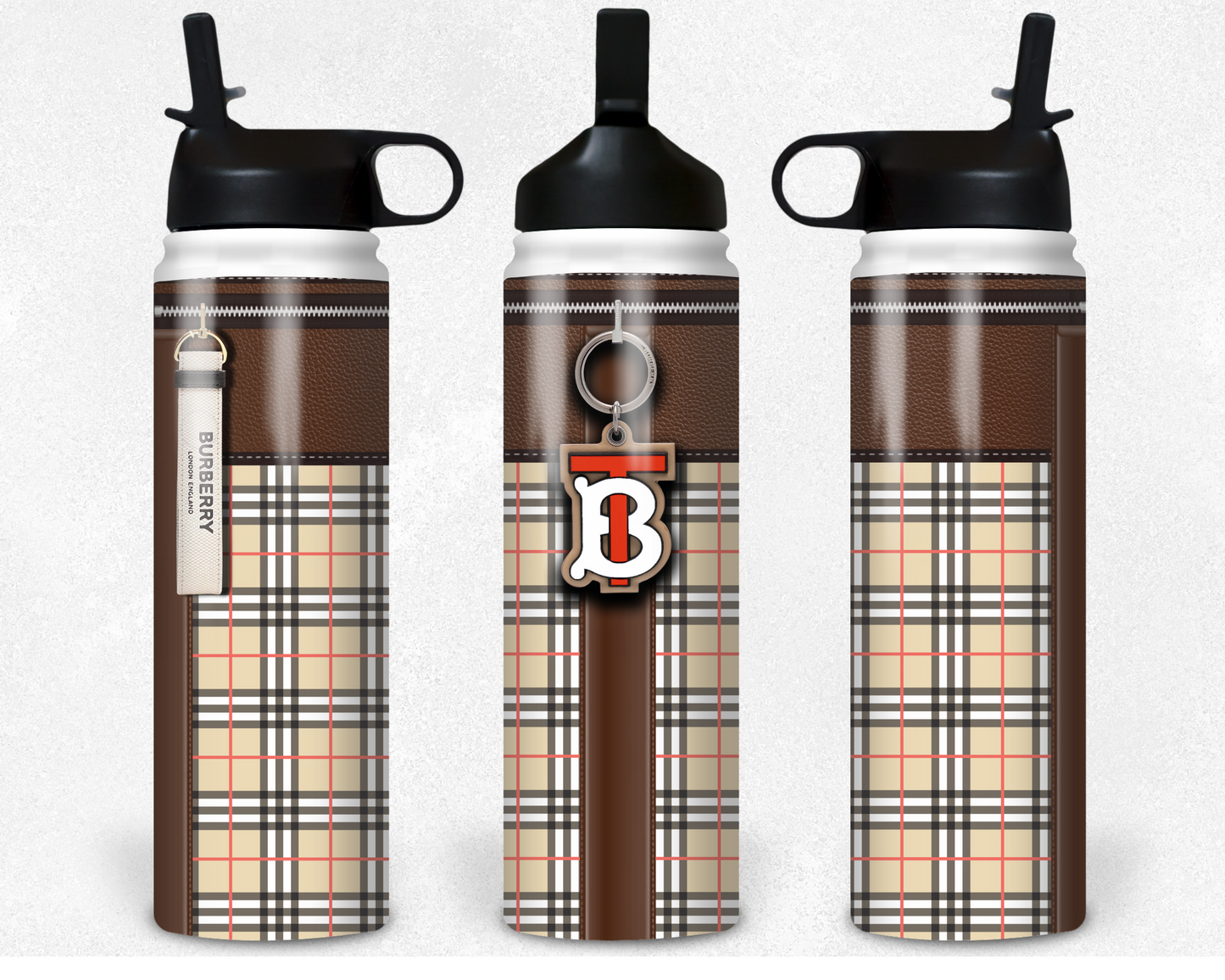 Burberry Handbag Inspired Tumbler (002)