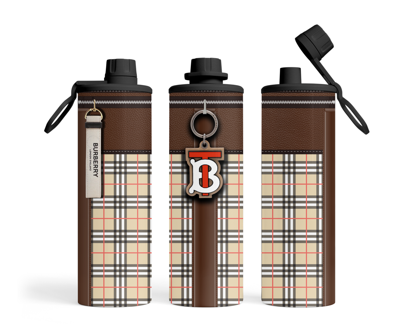 Burberry Handbag Inspired Tumbler (002)