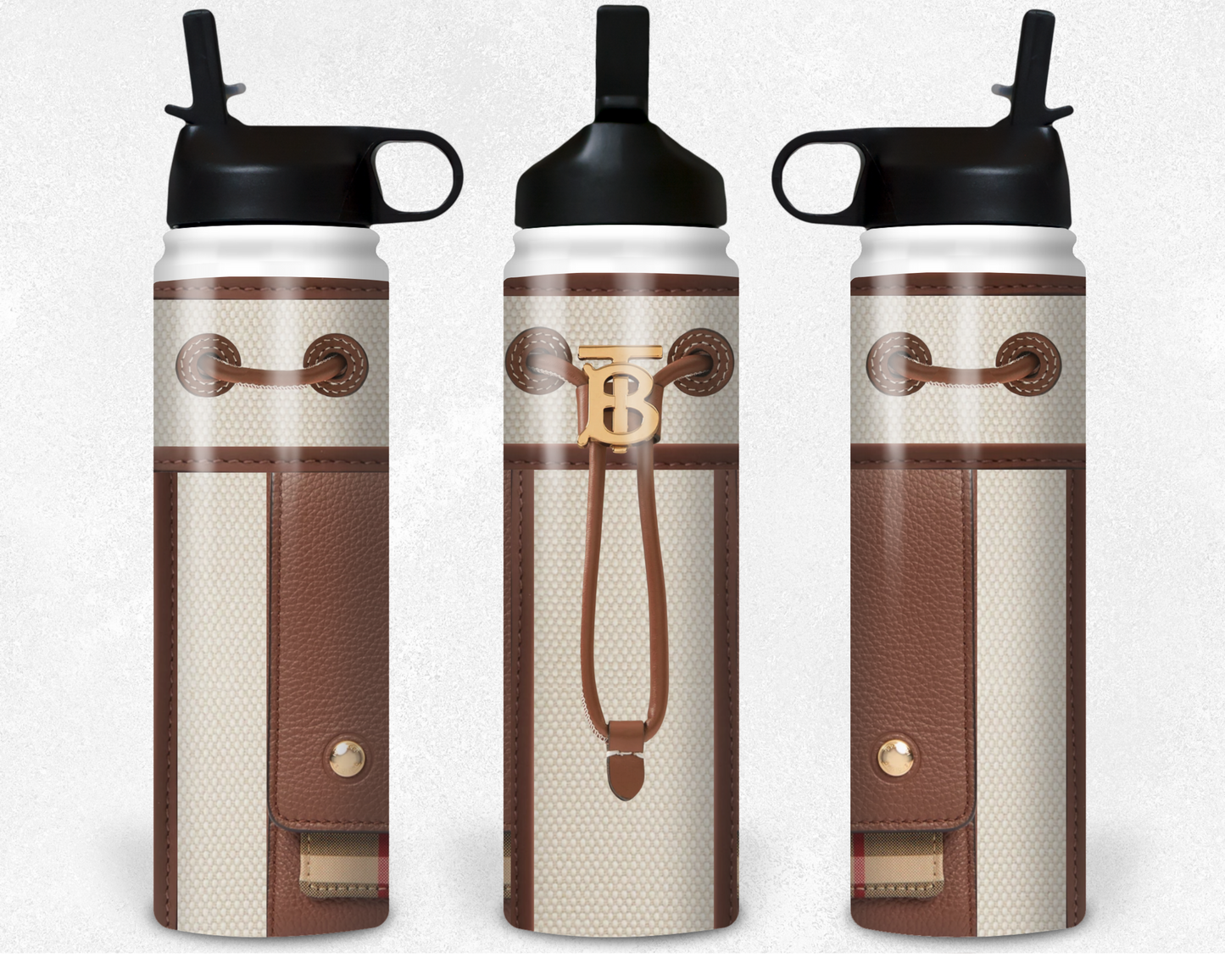 Burberry Handbag Inspired Tumbler (003)