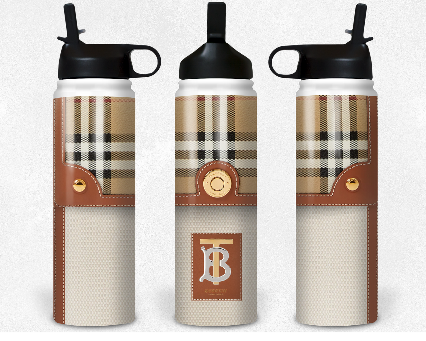 Burberry Handbag Inspired Tumbler (004)