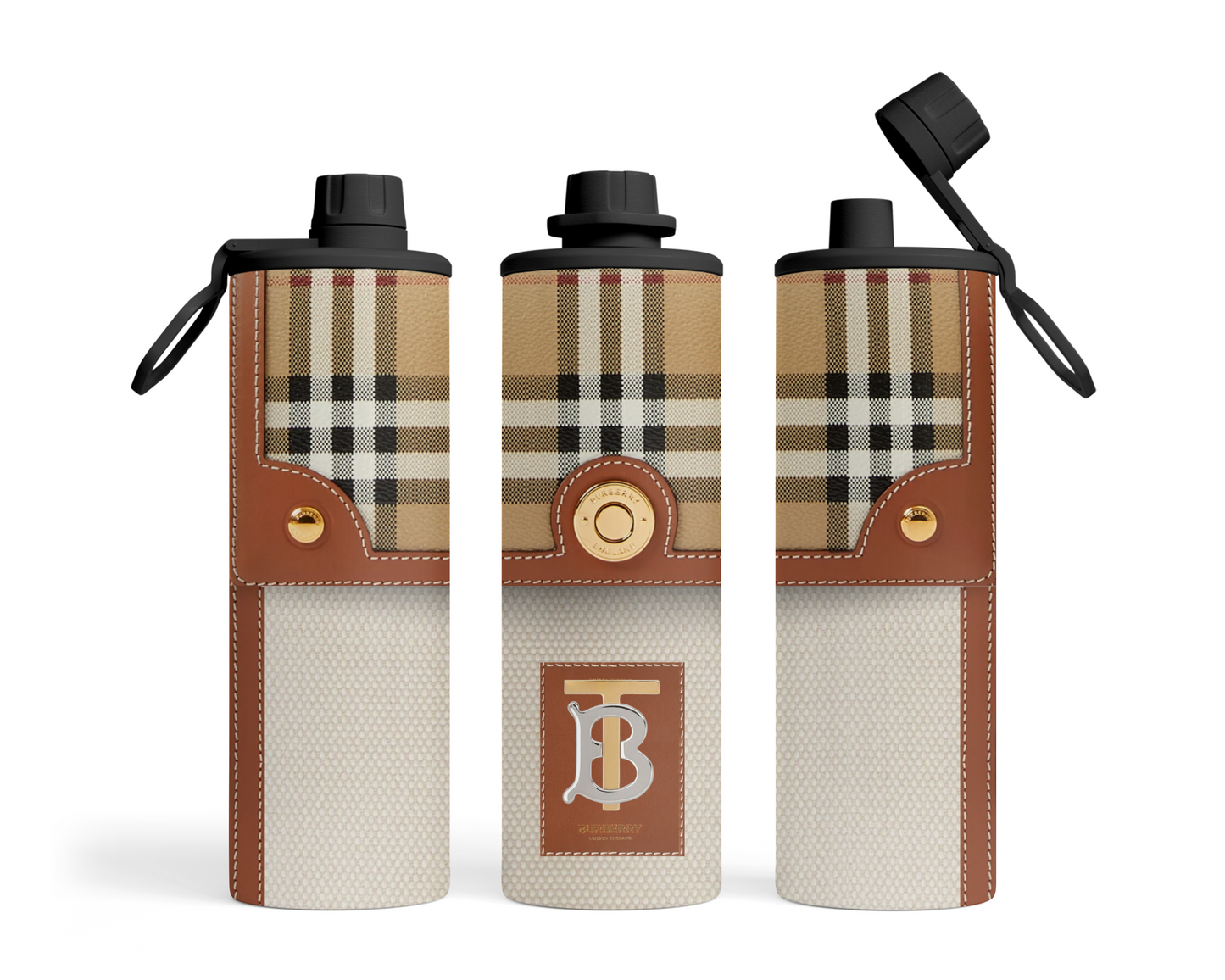 Burberry Handbag Inspired Tumbler (004)