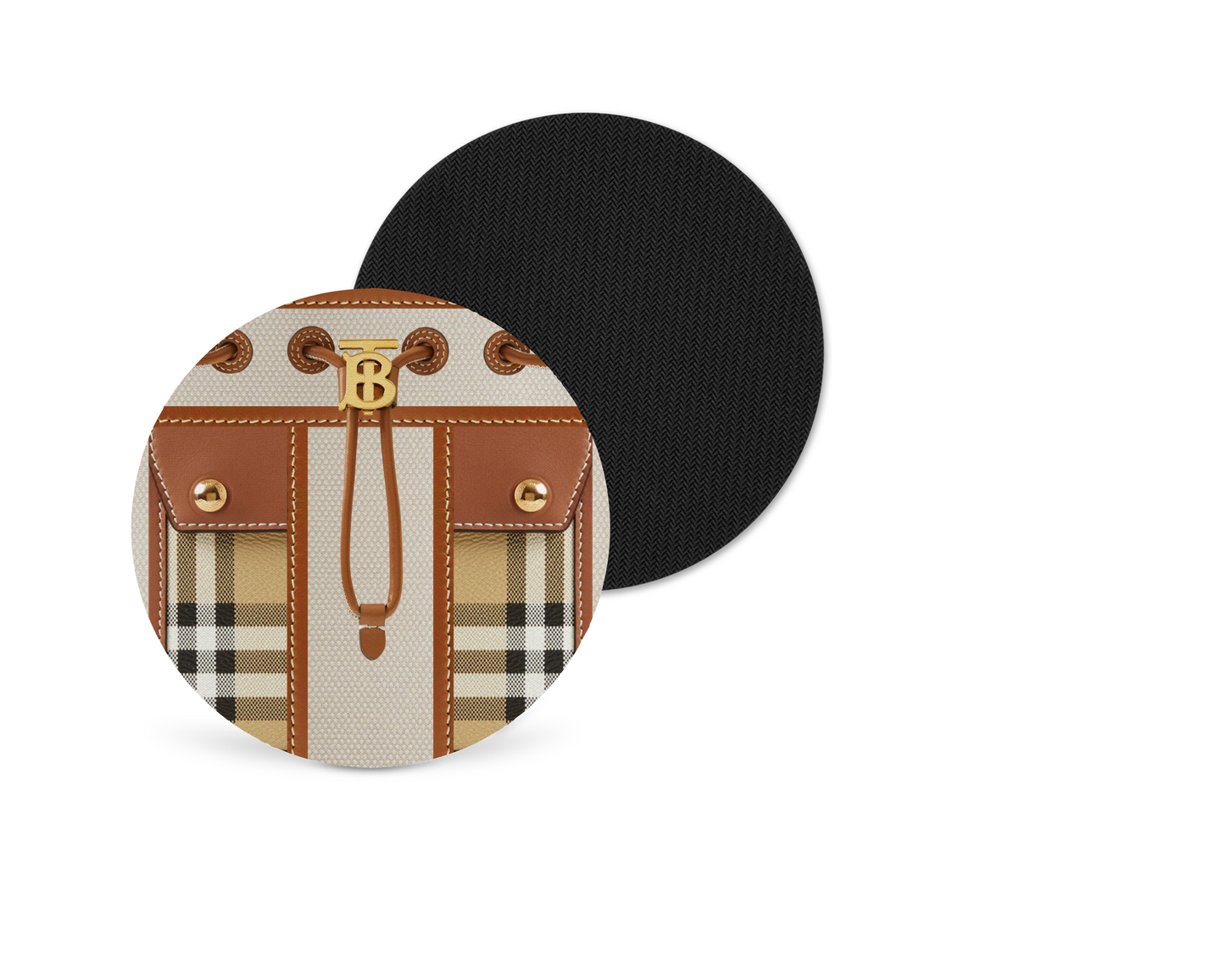 Burberry Inspired Neoprene Drink Coaster x2 (005)