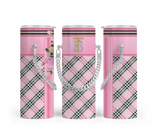 Burberry Handbag Inspired Chain Tumbler (006)