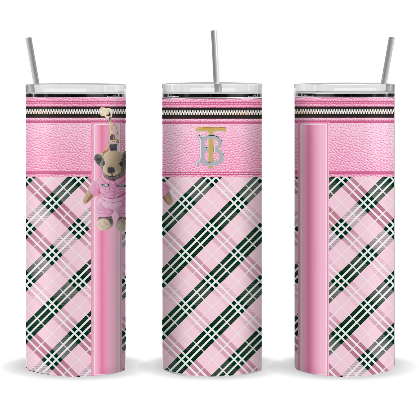 Burberry Handbag Inspired Tumbler (006)