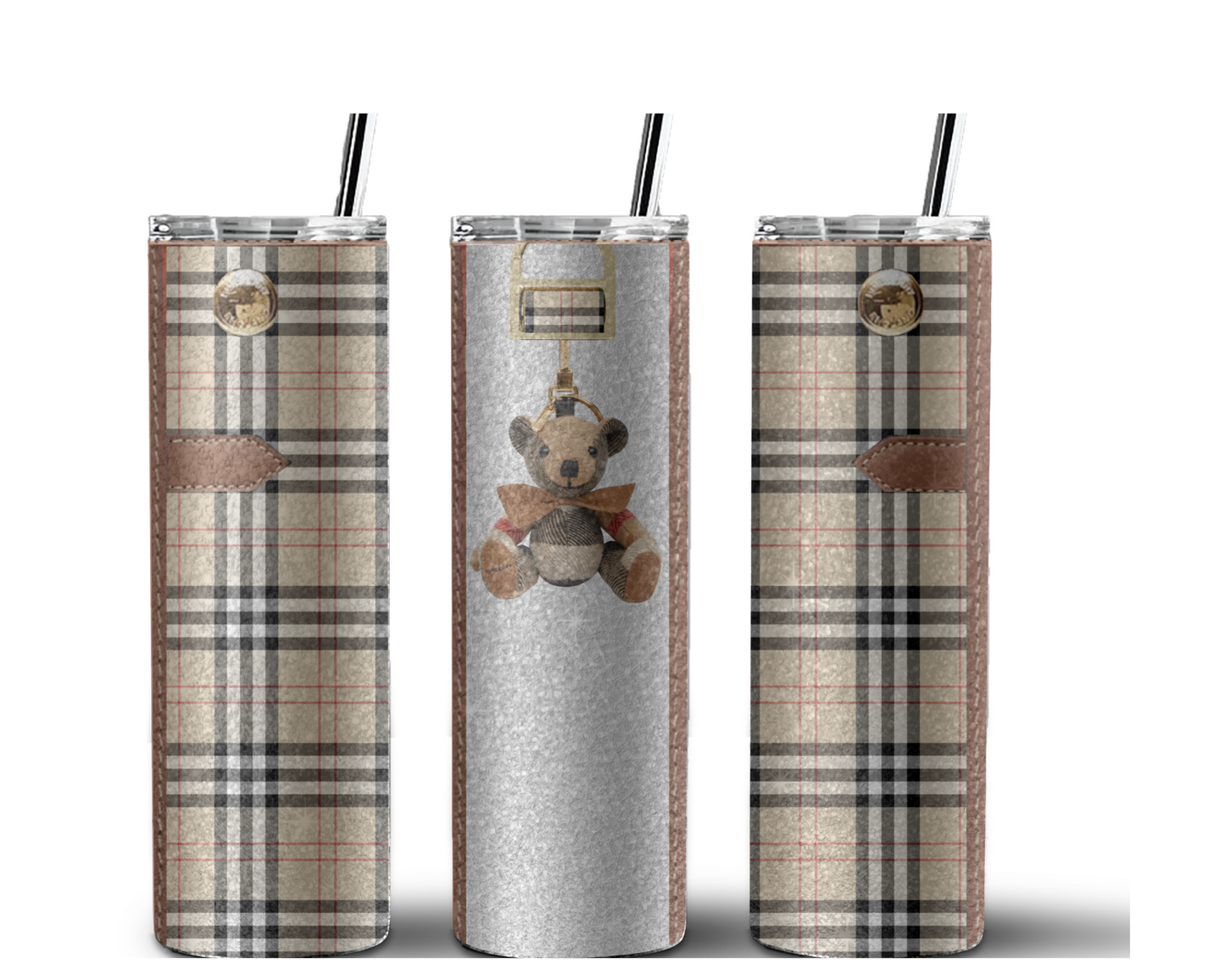 Burberry Handbag Inspired Tumbler (007)