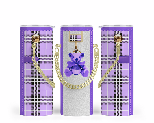 Burberry Handbag Inspired Chain Tumbler (008)