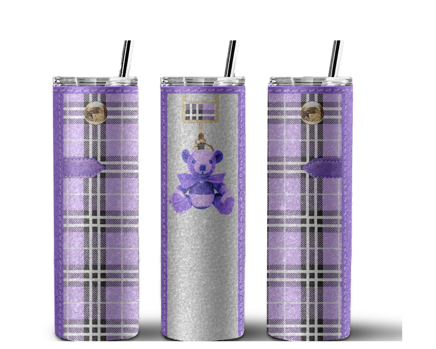 Burberry Handbag Inspired Tumbler (008)