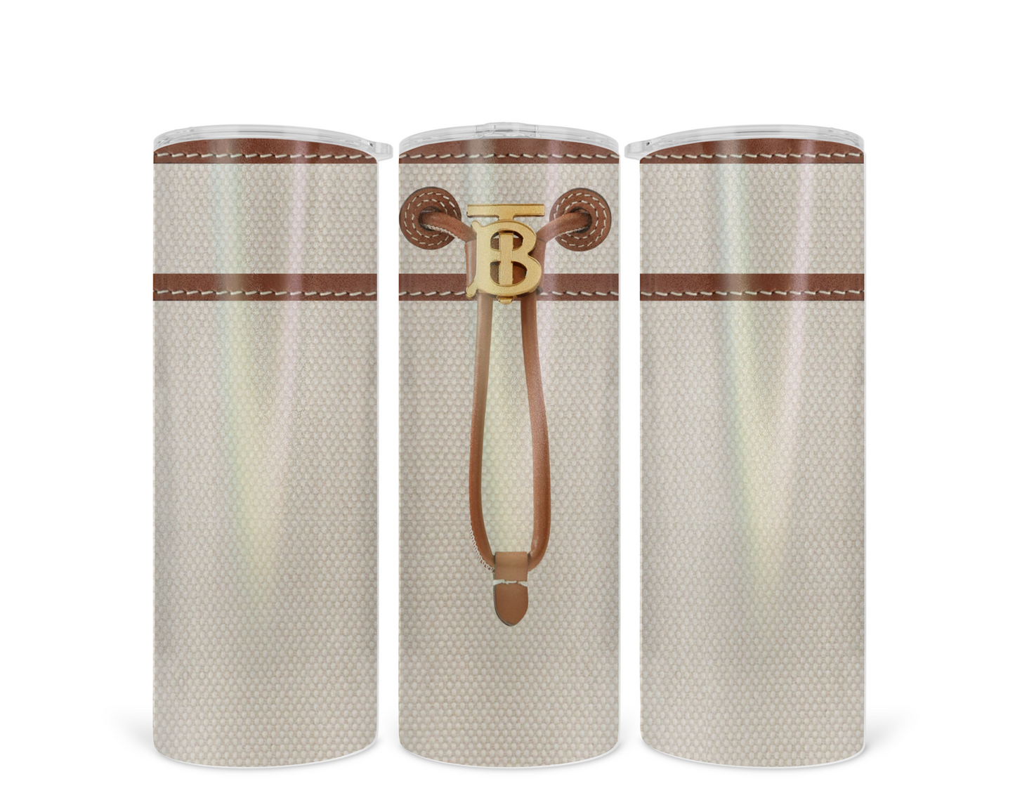 Burberry Handbag Inspired Tumbler (011)