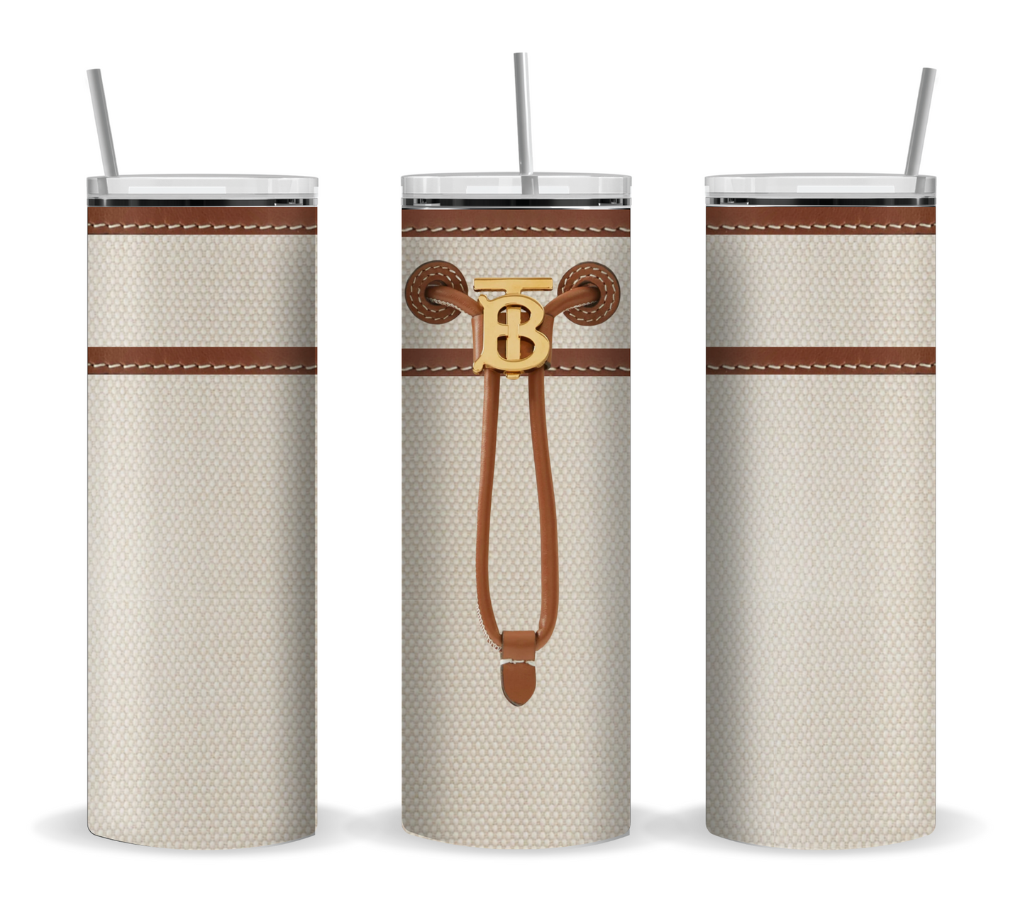 Burberry Handbag Inspired Tumbler (011)