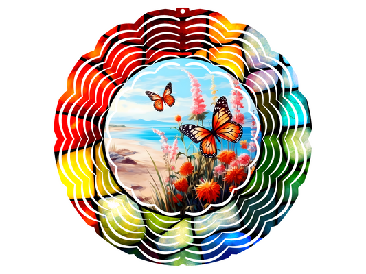 Butterfly Island Wind Spinner