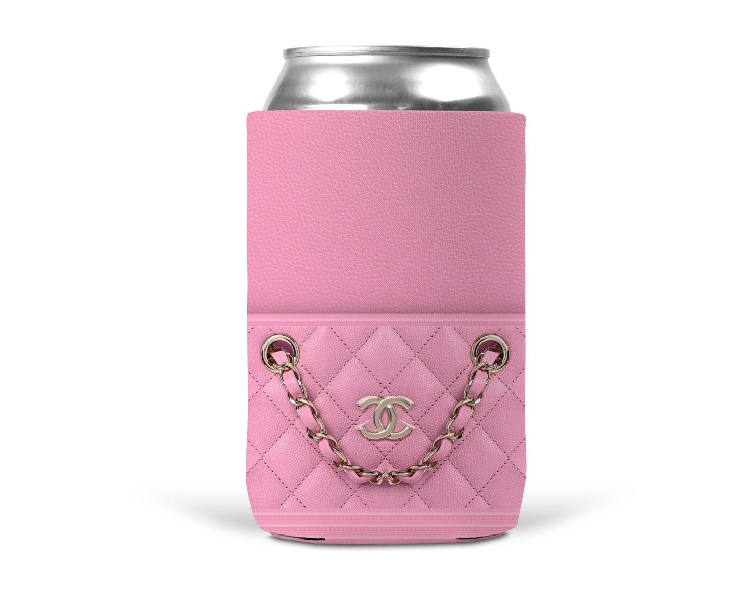 Chanel Inspired Neoprene Can/Bottle Cooler (001)