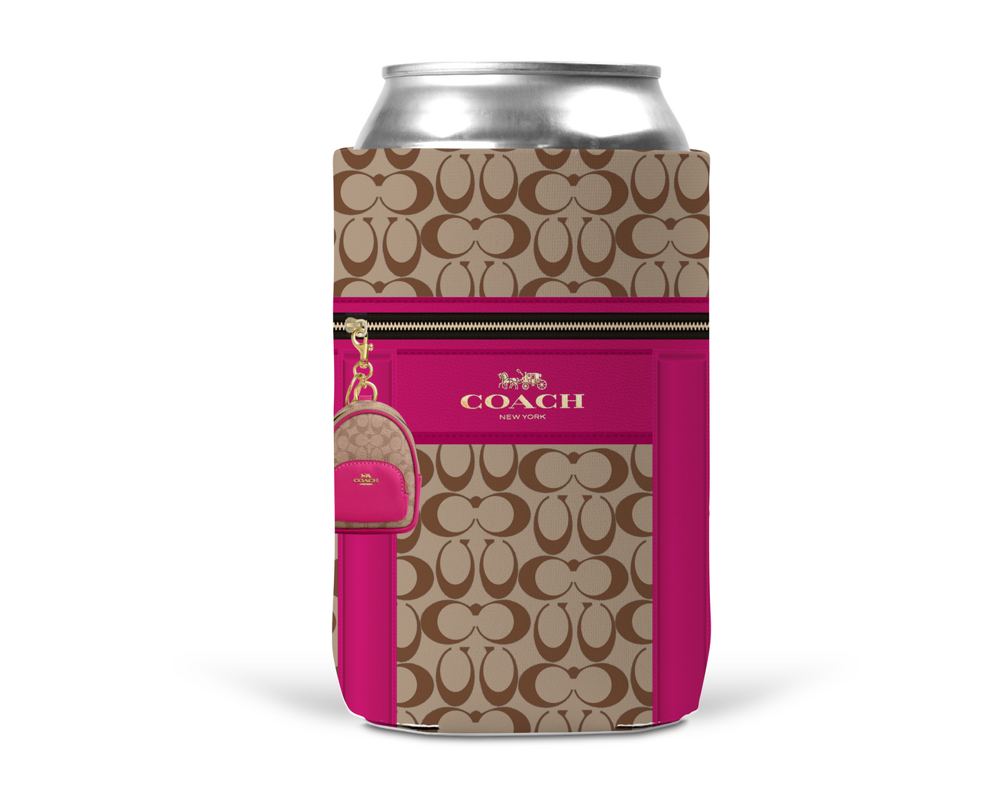 Coach Inspired Neoprene Can/Bottle Cooler (083)