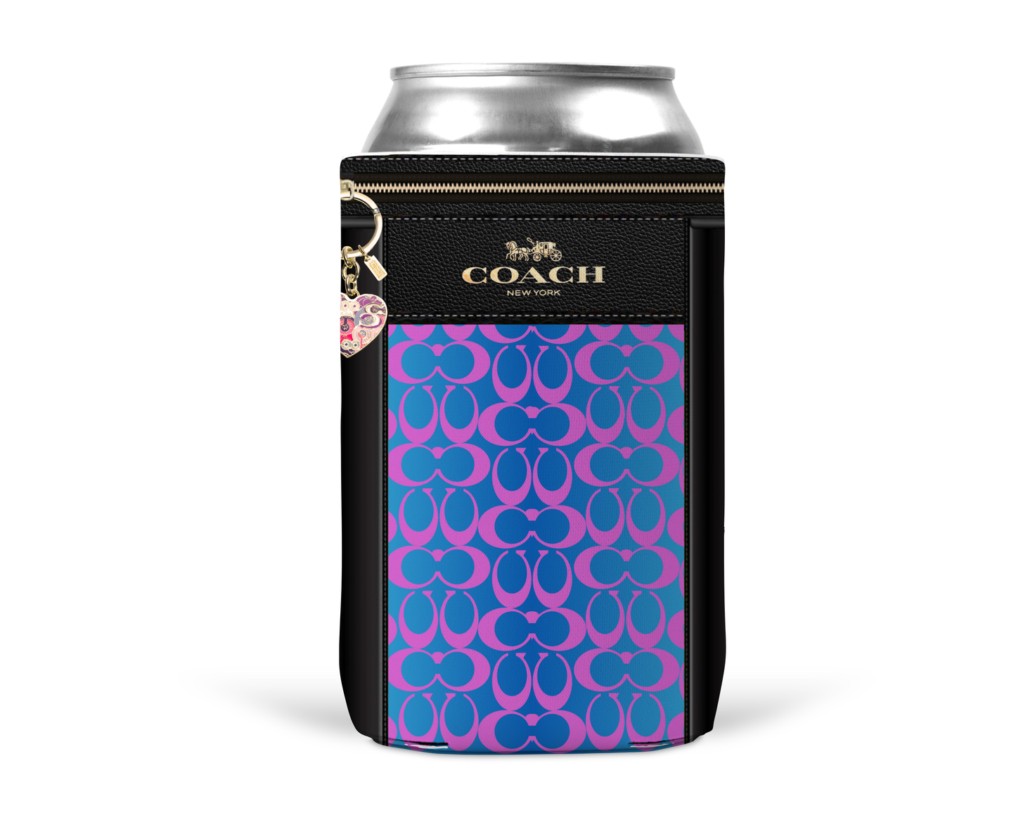 Coach Inspired Neoprene Can/Bottle Cooler (061)