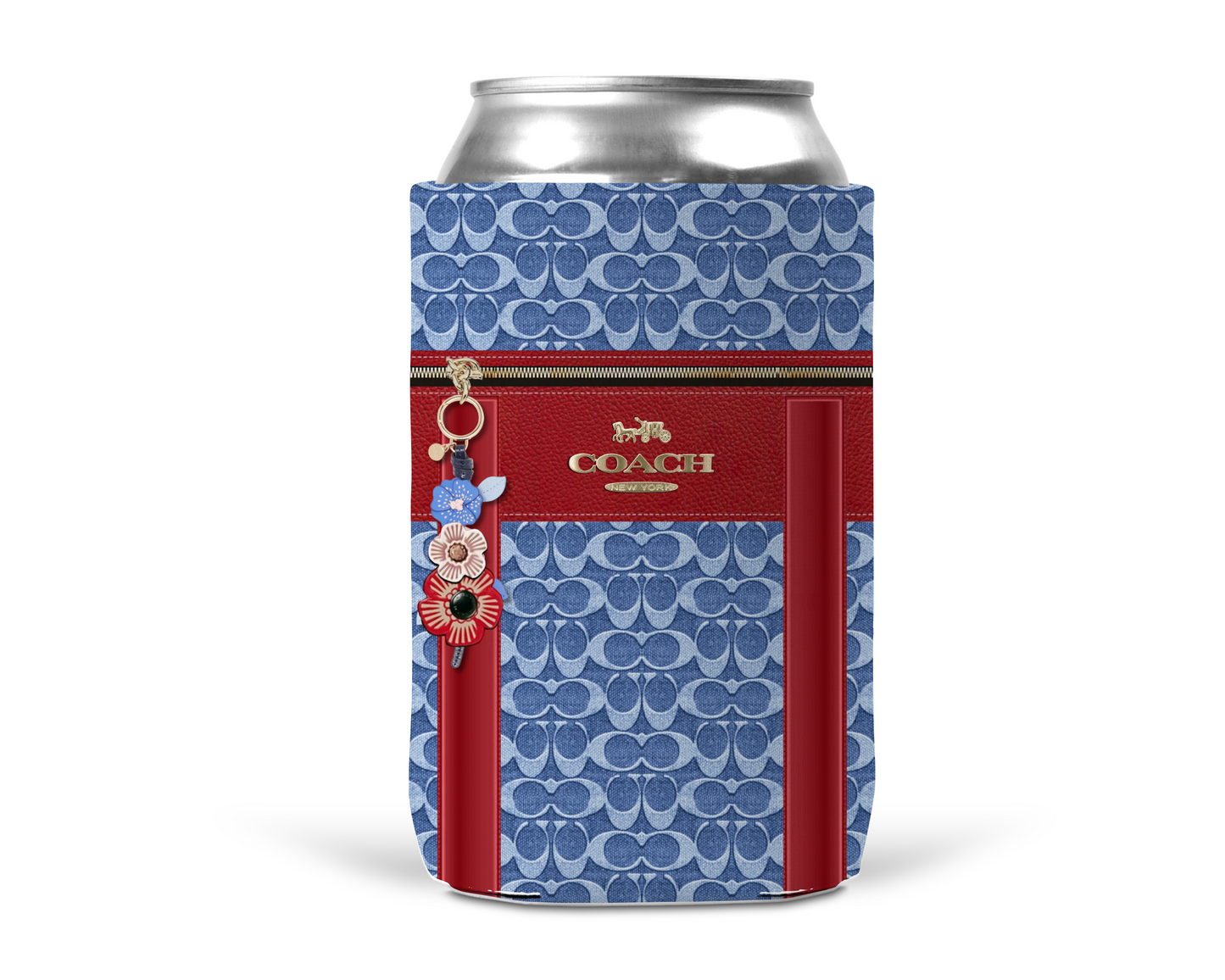 Coach Inspired Neoprene Can/Bottle Cooler (052)