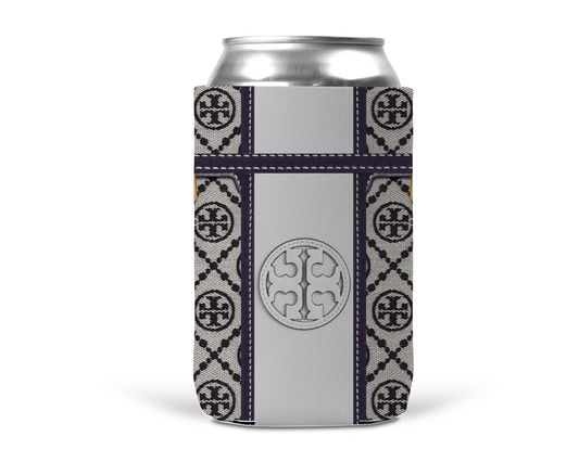 Tory Burch Inspired Neoprene Can/Bottle Cooler (004)