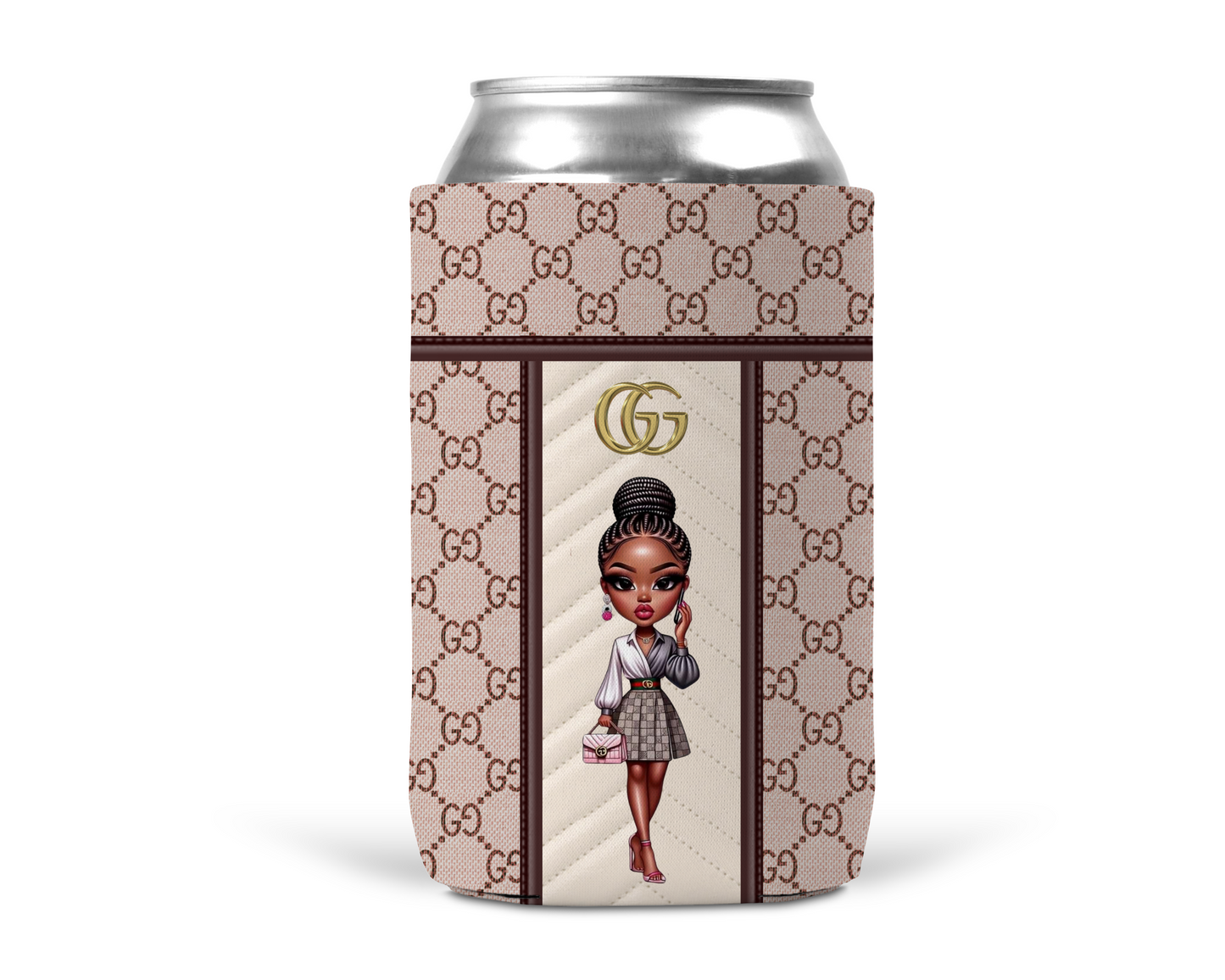 Gucci Inspired Neoprene Can/Bottle Cooler (007)