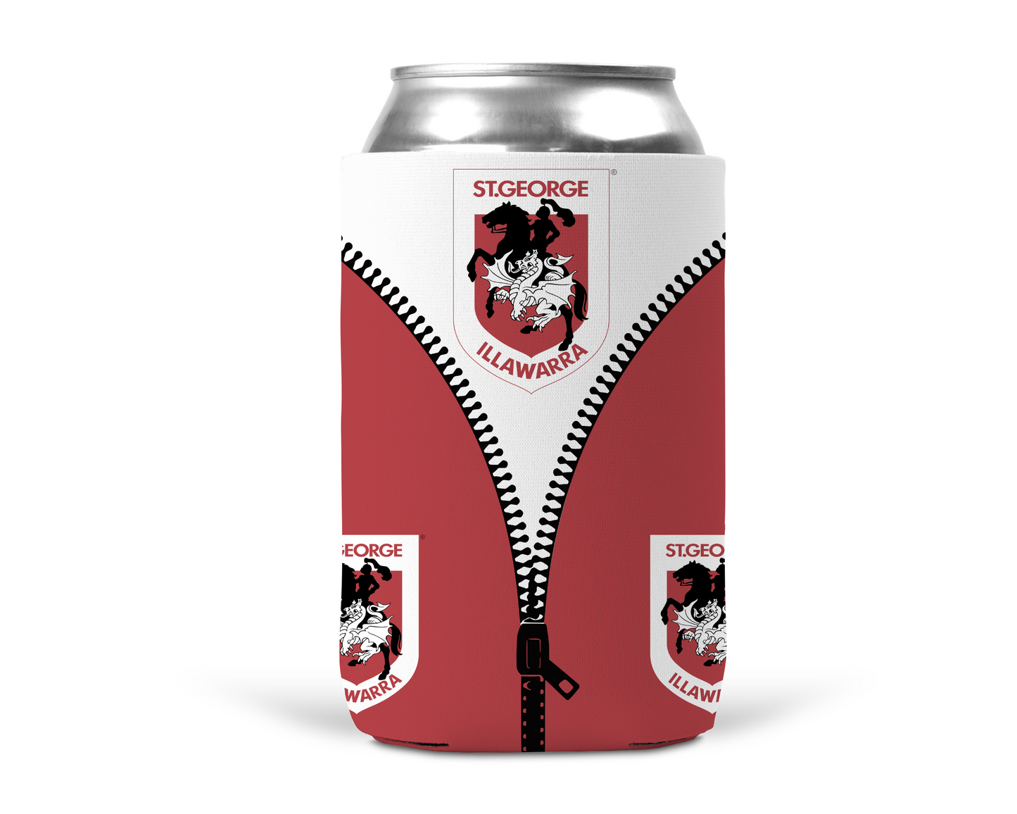 St George Dragons Neoprene Can/Bottle Cooler