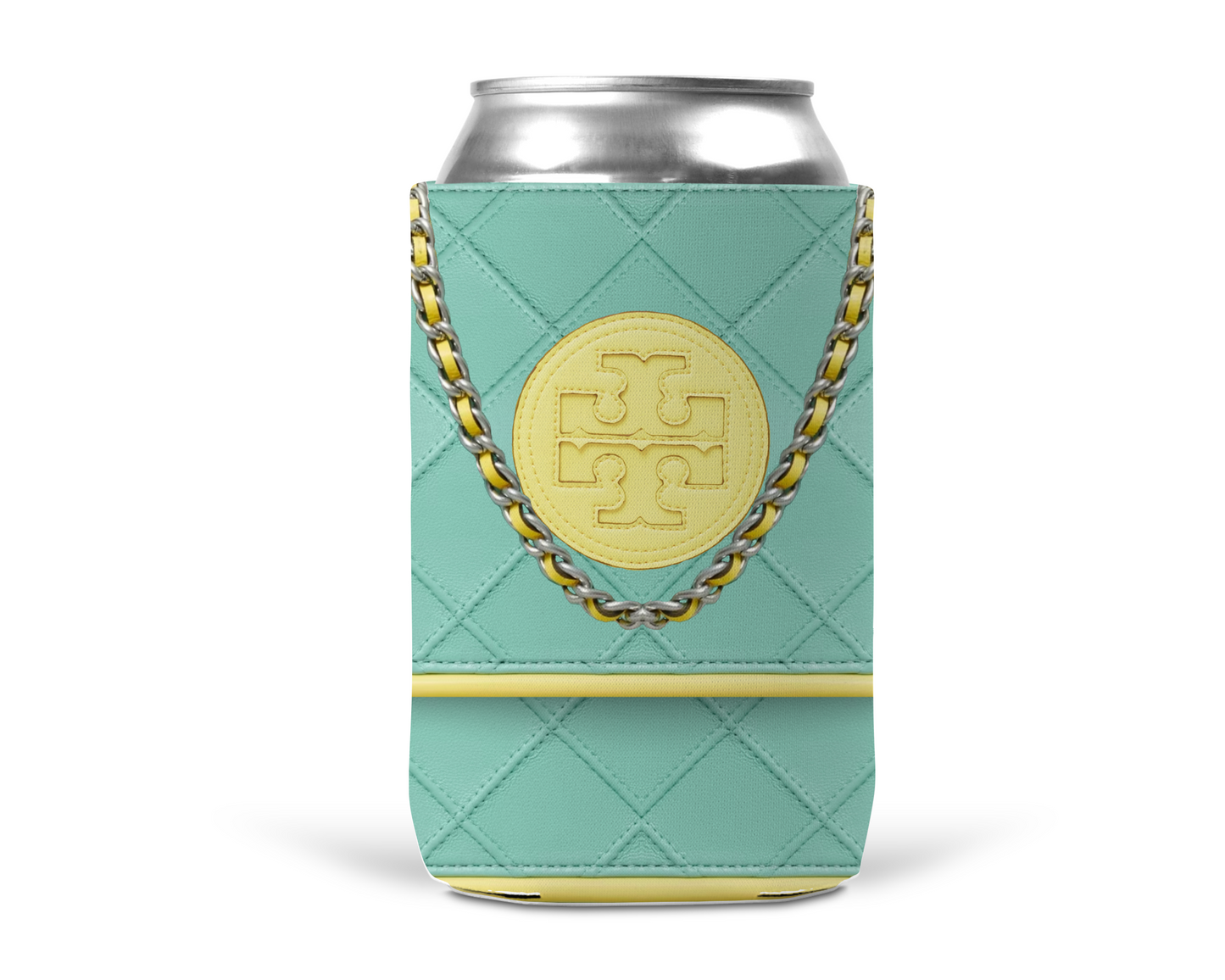 Tory Burch Inspired Neoprene Can/Bottle Cooler (002)