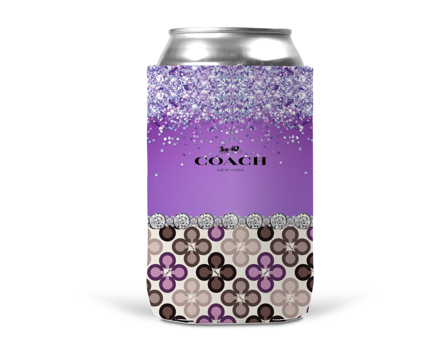 Coach Inspired Neoprene Can/Bottle Cooler (118)