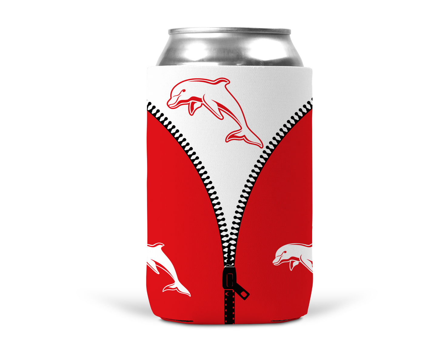 Dolphins Neoprene Can/Bottle Cooler