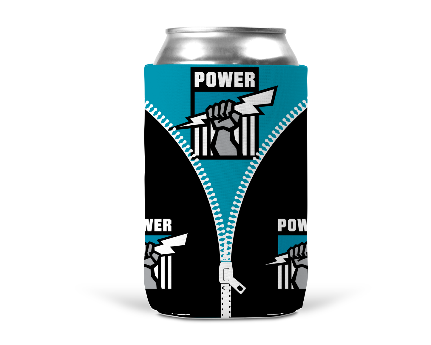 Port Adelaide Neoprene Can/Bottle Cooler